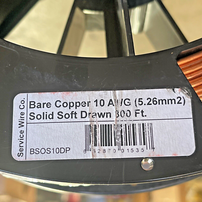 Encore Wire Solid Soft Drawn Copper Bare Wire (By-the-Foot) at