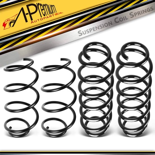 APremium 4x Front & Rear Coil Springs for Seat Mk IV 200805/