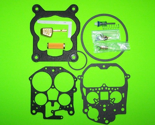 Rochester Quadrajet Carburetor Rebuild Kit  w/ Brass Float & Filter 79 -85 Chevy - Bild 1 von 6