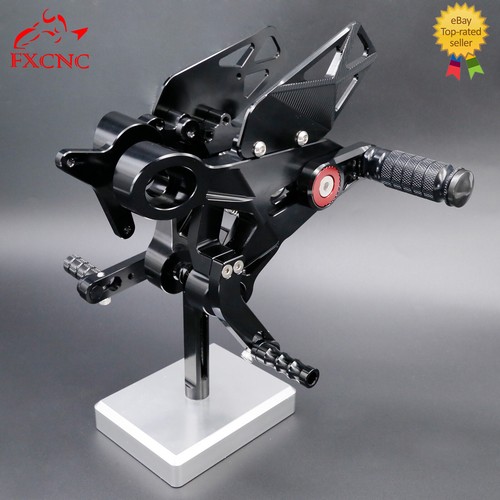 For CF Moto CFMOTO NK450 2023-2024 FXCNC Rearset Footrest Footpeg Pedals Black - Imagen 2 de 17