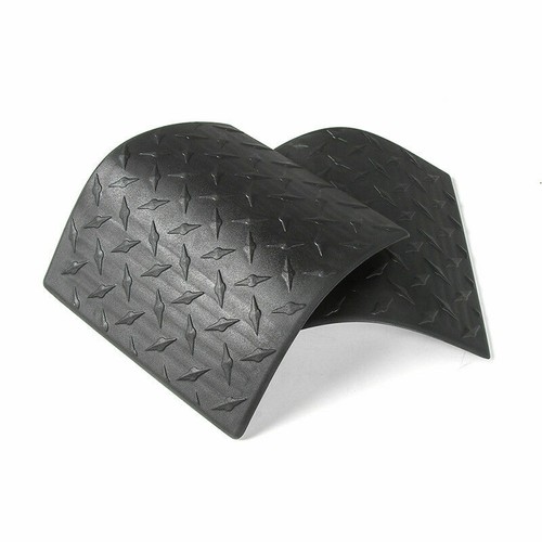 2X Engine Hood Cowl Body Armor Side Cover Trim For 07-17 Jeep Wrangler JK Black - Picture 9 of 12