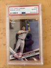 2017 TOPPS CHROME AARON JUDGE PSA 10 Gem Mint #169 ROOKIE Card RC Catching