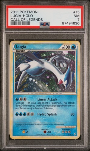 Lugia graded PSA 7 for sale on eBay
