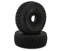 Pro-Line 1/7 Mirage TT Pre-Mounted Tires w/Raid Wheels (Black) (2)