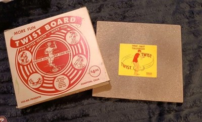 vintage 1960s ''Magic Twist Board'' exercise device manufactured by Lou-Bee 