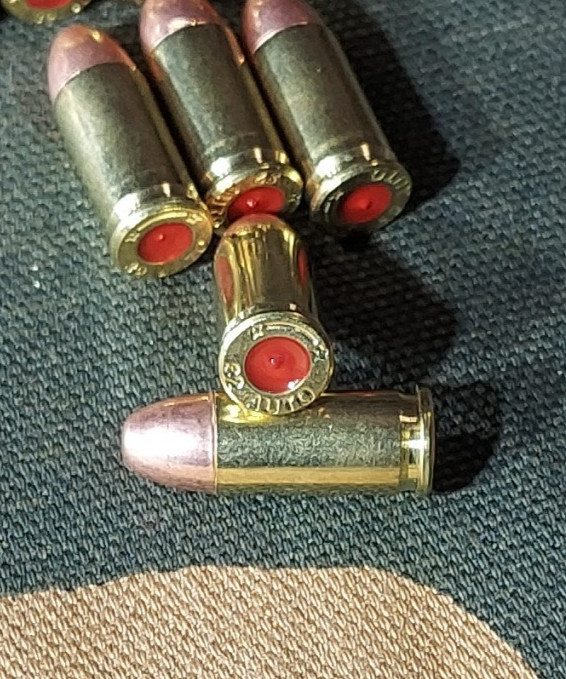 32 ACP SNAP CAPS  SET OF 10 (BRASS+FMJ) REAL WEIGHT. 32 AUTO