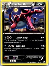 Krookodile 66/108 Rare Deck Exclusives Pokemon Heavily Played