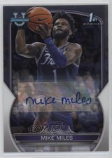 2022-23 Bowman U Chrome Prospect Mike Miles Jr #88 Auto 0m4q