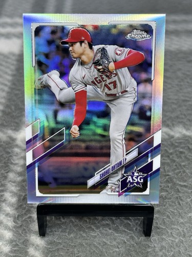 2021 Topps Chrome Update Shohei Ohtani All-Star Game Refractor #ASG-4 Angels