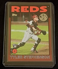 2021 TYLER STEPHENSON Topps 1986 35th Anniversary Rookie RED /10 RC 86B-39