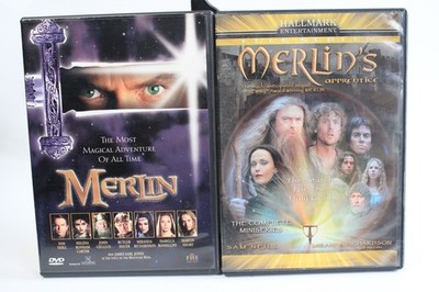 Merlin (DVD, 1998) Merlin s Apprentice (DVD, 2005) 2 Movie DVD Lot