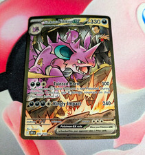 Pokemon TCG Team Rocket's Nidoking ex 233/182 SV10 Destined Rivals SIR Holo