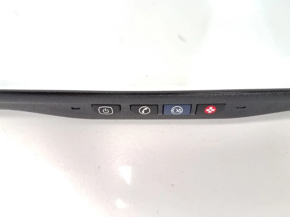 Espelho retrovisor interno 2010-11 GMC Terrain com telemática/escurecimento automático/câmera traseira - Imagem 3 de 4