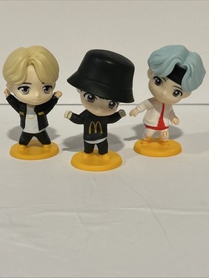 2025 McDonald's Tinytan x BTS Encore Edition Happy Meal Toys Lot Of 3 Figures