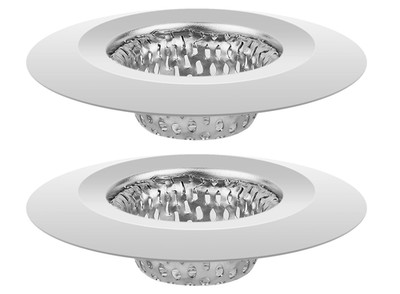ChefBee Bathroom Sink Drain Strainer - 2PCS 1.22  Stainless Steel Bathtub.......