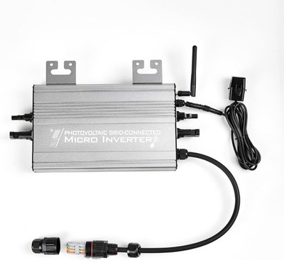POWLSOJX Micro Grid-Tie 1250w Inverter with Battery Storage,Multiple Connection 