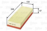 Luftfilter Valeo 585108 Filtereinsatz FüR Audi VW Jeep 80 Golf 1G1 100 Passat 90