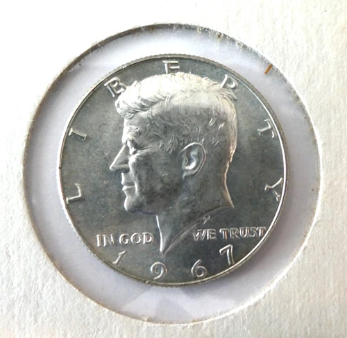 1967 Kennedy Liberty Half Dollar, Phila Mint, lightly or uncirculated