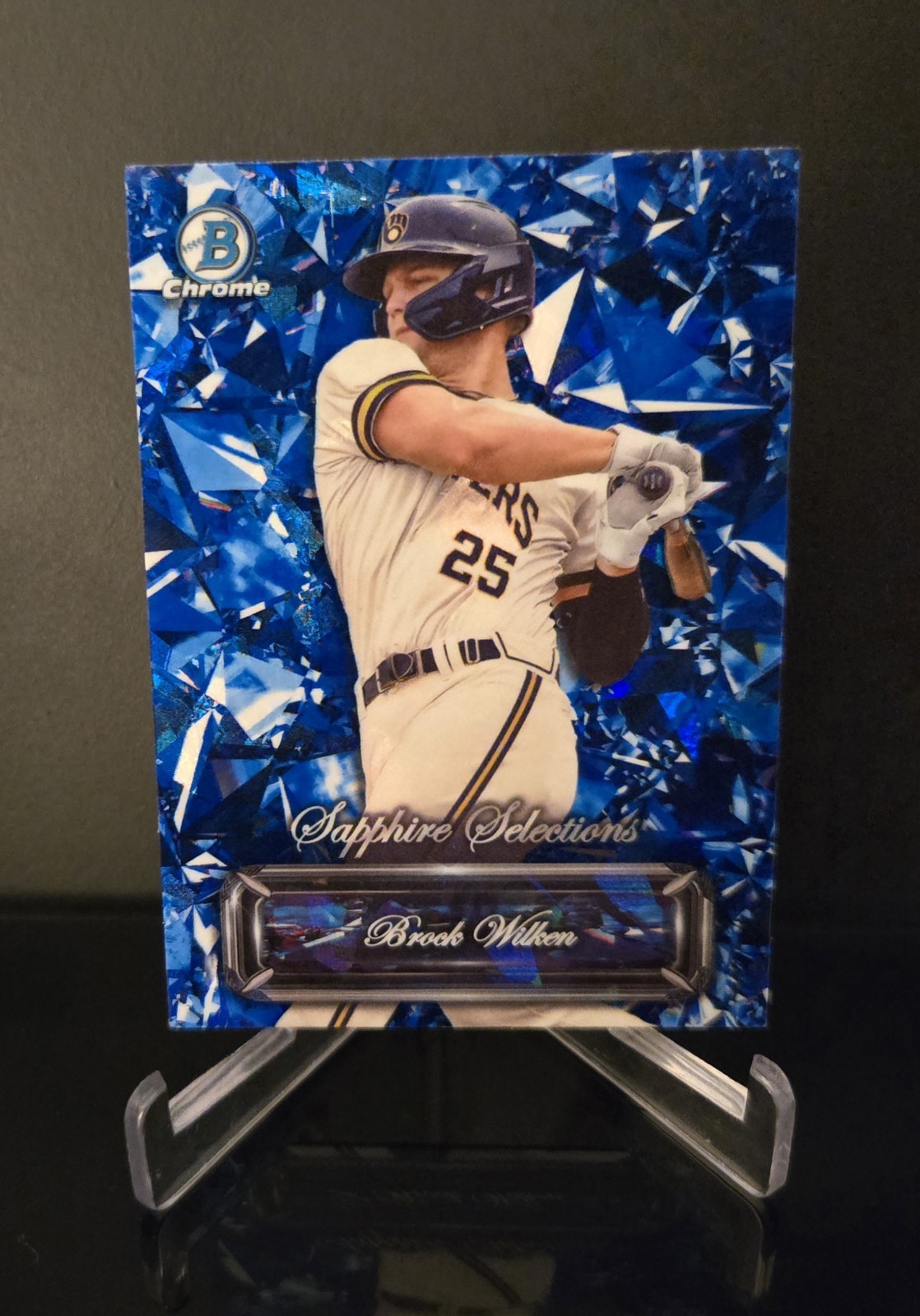 BROCK WILKEN 🔥 SSP 2024 Bowman Chrome Sapphire Selections Prospect Blue BSS-3