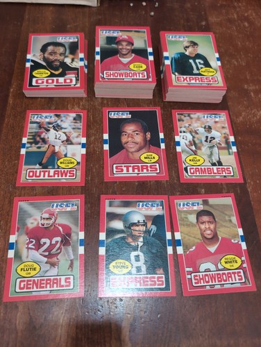 Complete Set 1985 Topps USFL card