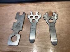 Lote de 3 llaves de cono y multiherramientas vintage para bicicleta