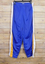Vintage GTM Sportswear Women's LG Blue Track Pants Athletic Side Zip Ankle