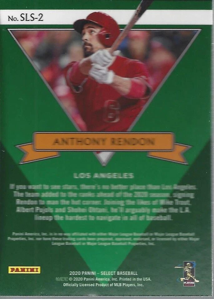 2020 Select Select Stars #2 Anthony Rendon - NM-MT - Image 2 of 2