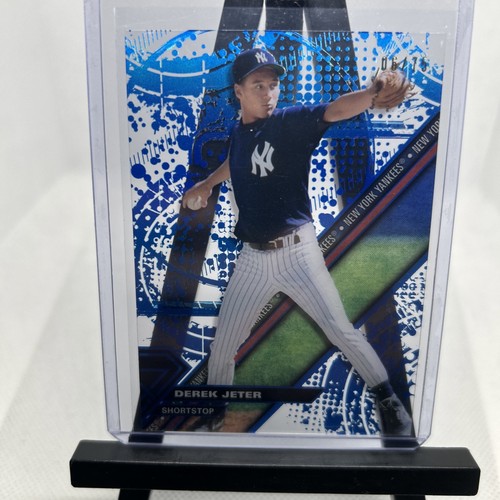 2017 Topps High Tek #HT-DJ Derek Jeter Blue /75 New York Yankees