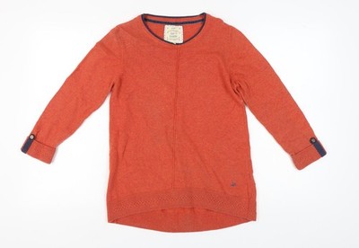 Faithful & True Orange Damen Pullover Pulli Größe 10