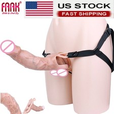 Soft Silicone Lifelike Hollow Penis-Sleeve For Men Enlargement Delay Ejaculation