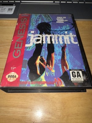 Jammit (Sega Genesis, 1994). Used!! CIB!!!  Free shipping!!!