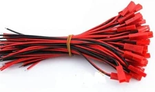 10 Pairs JST 2 Pin Connector RC Battery Plug 100mm