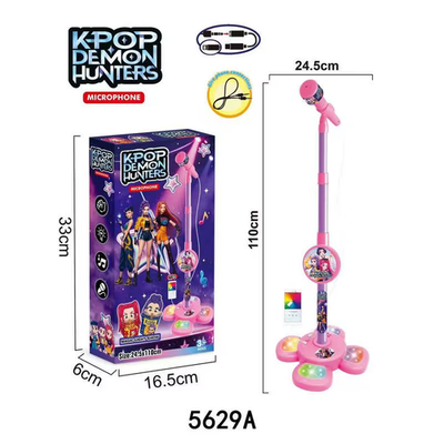 K-Pop Demon Music Microphone Toy for Kids – Light-Up Singing