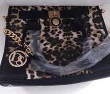 Dasein Women's Handbags Top Handle Satchel Purse Shoulder Bag & Wristlet Set