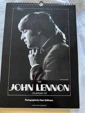 John Lennon Calendar 1986 Dezo Hoffman, Incl Beatles