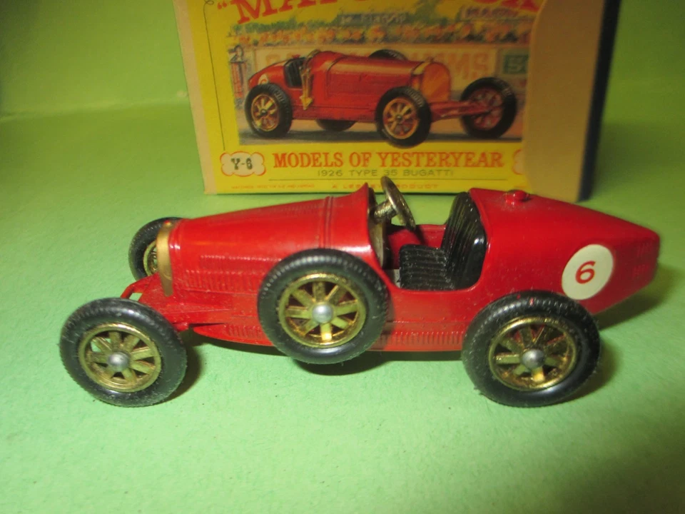 Vintage Matchbox Y-6 Diecast Models of Yesteryear 1926 Bugatti Type 35 - Image 2 of 4