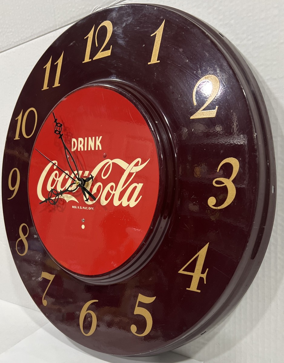 Vintage 1950s Coca Cola Coke Soda Pop 18 Inch Round Advertising