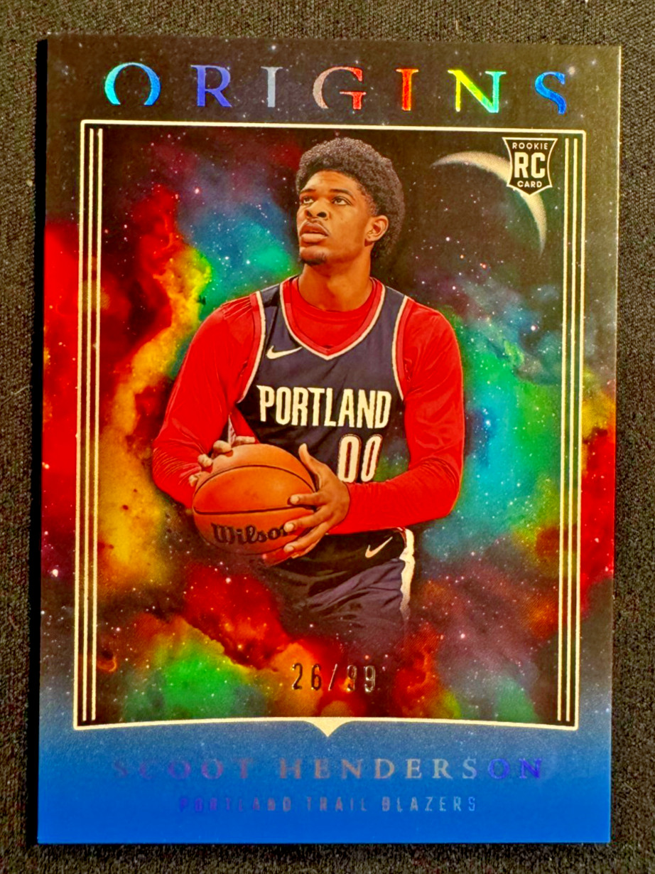 2023-24 Panini Origins Scoot Henderson Rookie Card #17 /99 Trail Blazers NBA