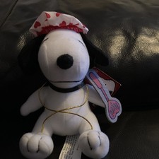 Russell Stover Peanuts - Chef Snoopy - Soft Plush Toy 6" Valentine's Promotional