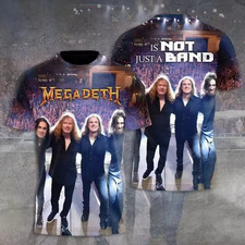 SHirt Megadeth Just A Band 3D AOP Unisex S to 5XL LO762