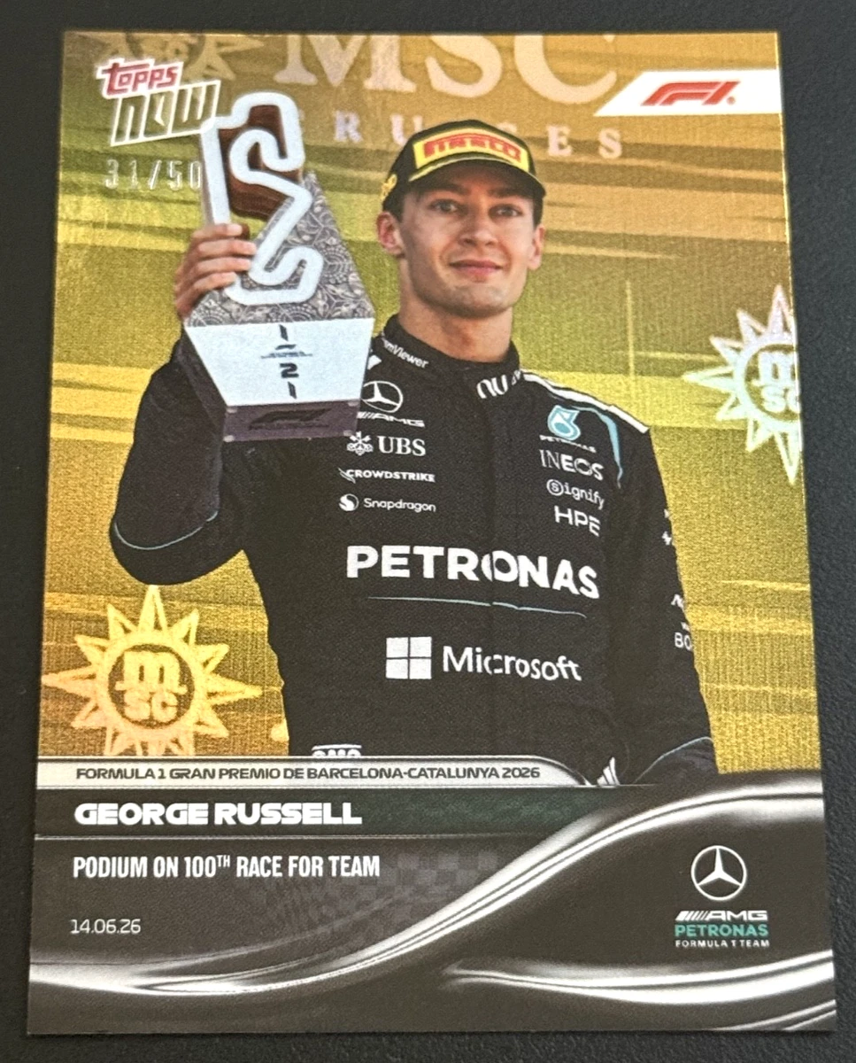 25+ George Russell Trading Cards for sale | Updated Oct 2026
