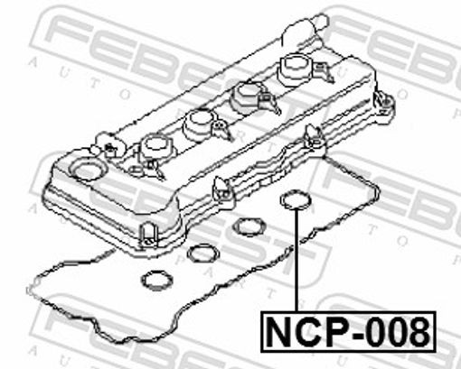 Fits FEBEST NCP-008 VALVE COVER GASKET SPARK PLUG SOCKETS ⭐UK Stock⭐ - Image 5