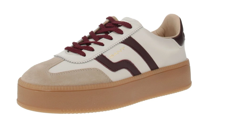 Gant Footwear 31531047 Cuzmani - Damen Sneaker - G933-Off-White-Plum-Red