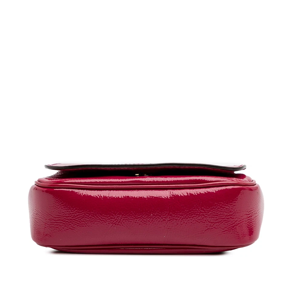 Подлинный Gucci маленький патент Soho цепочка клапан через плечо красная кожаная сумка - Изображение 3 из 4