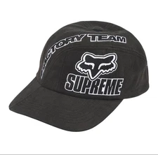 NWT Supreme Fox Racing  Hat Black OS FW25 Adjustable FREE SHIPPING!