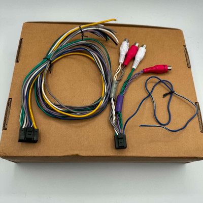 Genuine ALPINE KTP445U KTP-445U Amplifier Power Wire Harness & RCA Font Rear SUB