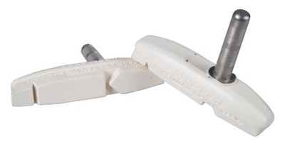 KOOL STOP Eagle 2 II bicycle CANTILEVER canti brake pads WHITE