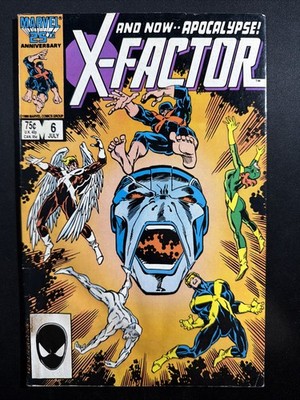 X-Factor #6 1st full Apocalypse 1986 Marvel Comics Lower Grade *A16