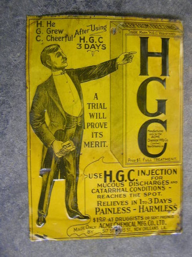Early century tin litho druggist sign ,(HGC) Acme Chemical Co., New Orleans