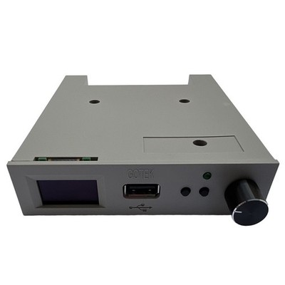 Beige Gotek Floppy Drive Emulator 435 MCU w/ Rotary Encoder OLED FlashFloppy 